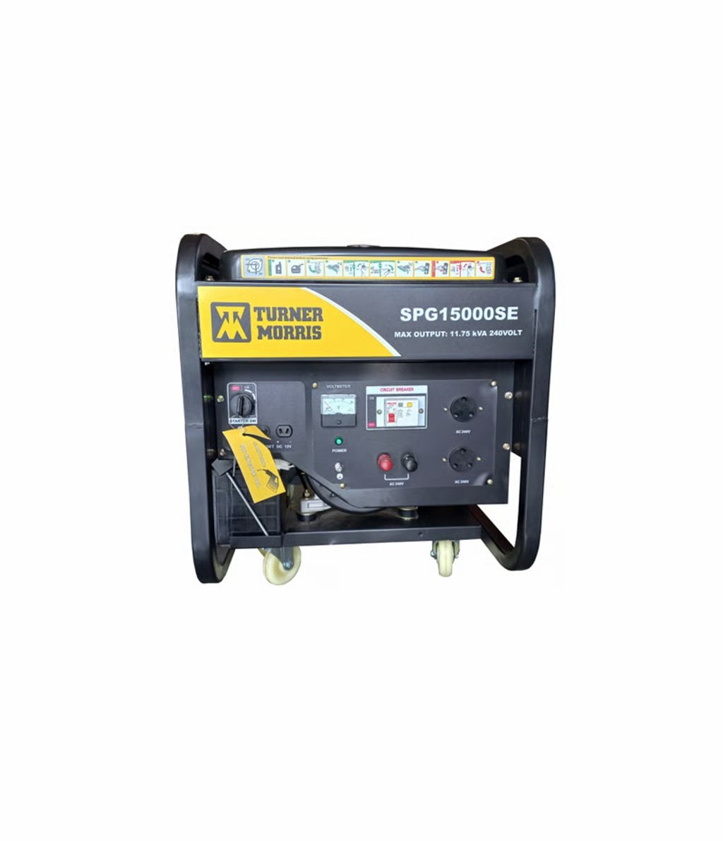 Turner Morris 11.75Kva Petrol Generator 220V Open Frame For Sale
